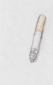 cigarette drawing from book